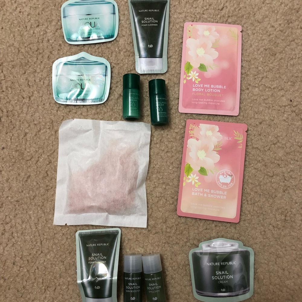 Nature Republic Skin and Face Care Samples